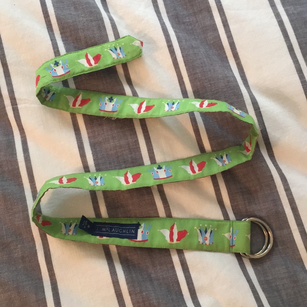 J. Mclaughlin green court jester belt